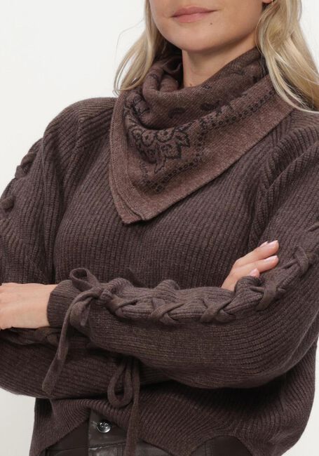HAUTE L'AMITI&Eacute; DUKE TIE KNIT Pulls & Gilets en marron - large