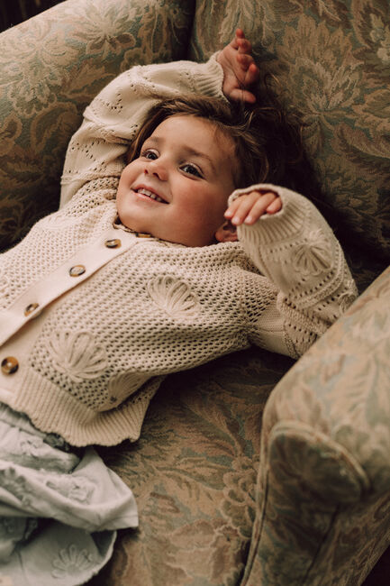 BAJE STUDIO Gilet MOON Blanc - large