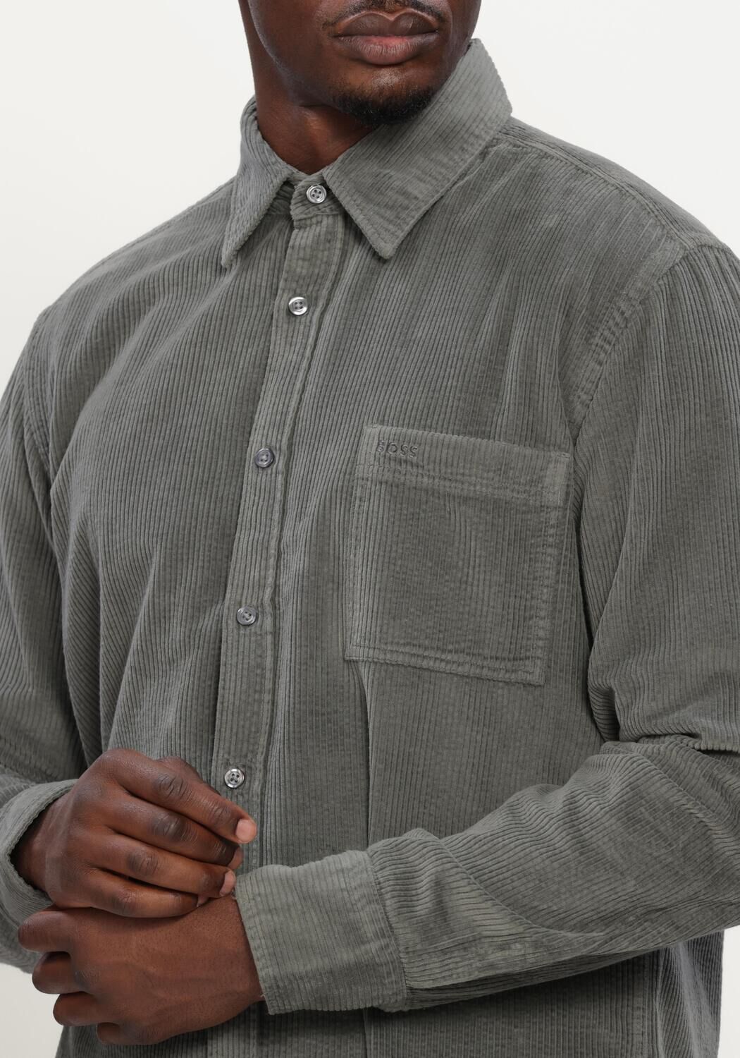 Groene BOSS ORANGE Casual overhemd RELEGANT - large