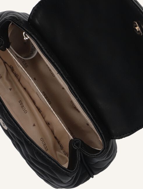 Zwarte GUESS Handtas MELISANDRA MINI TP HNDLE FLAP Zwarte GUESS Handtas MELISANDRA MINI TP HNDLE FLAP - large