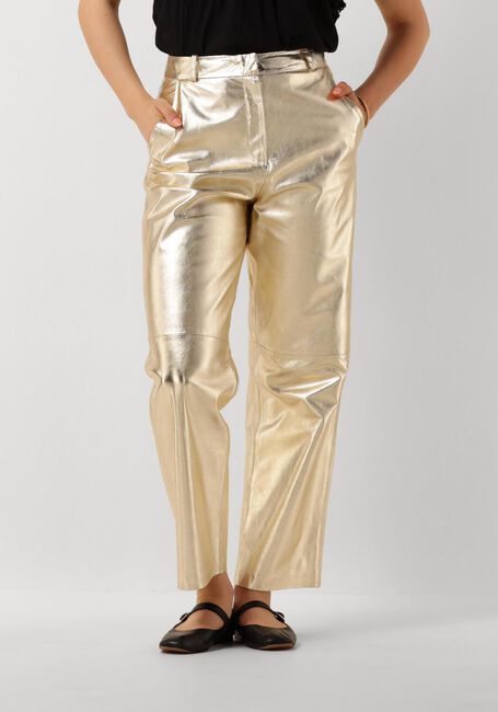 IBANA Pantalon PERFECTA METALLIC en or - large
