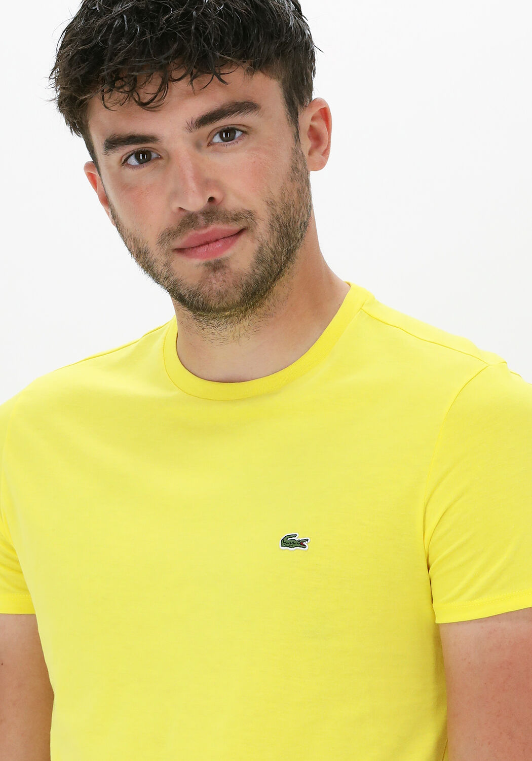 Lacoste t best sale shirt jaune