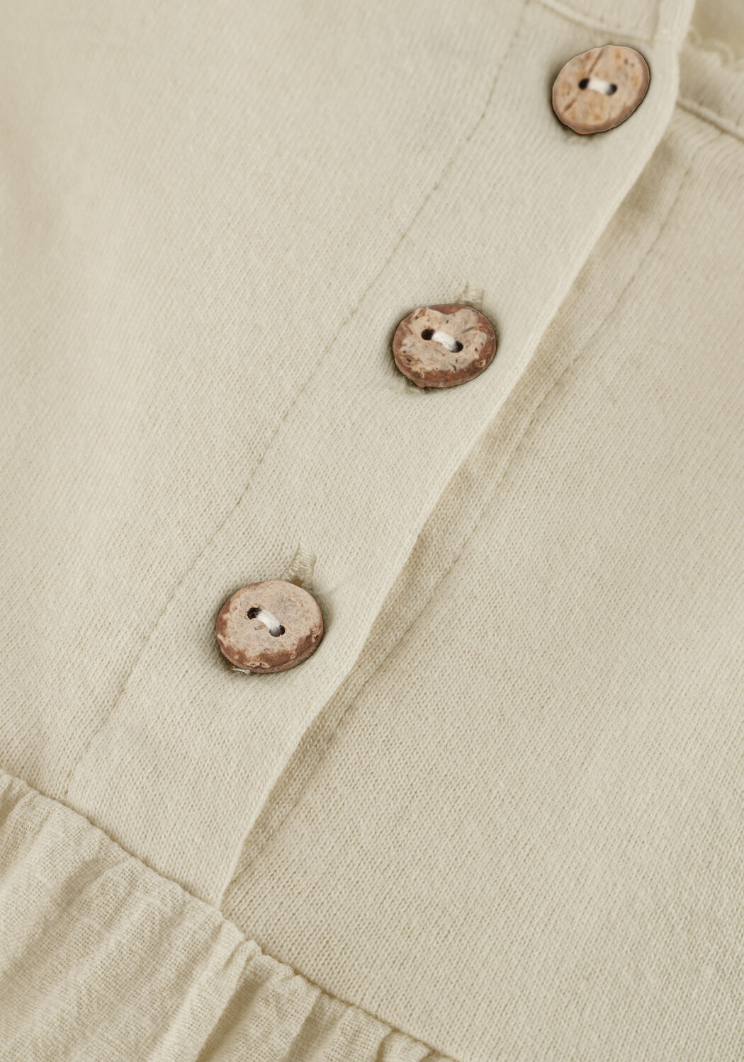 PLAY UP Mini robe MIXED DRESS &Eacute;cru - large