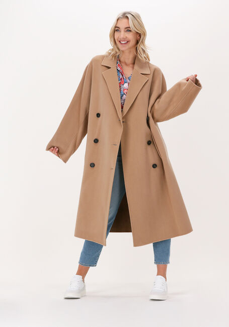 STAND STUDIO Manteau MIKAELA COAT en camel - large