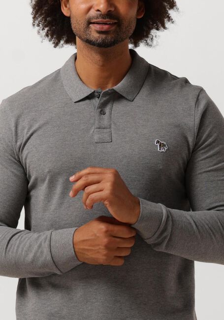 PS PAUL SMITH Polo MENS SLIM FIT POLO SHIRT ZEBRA en gris - large