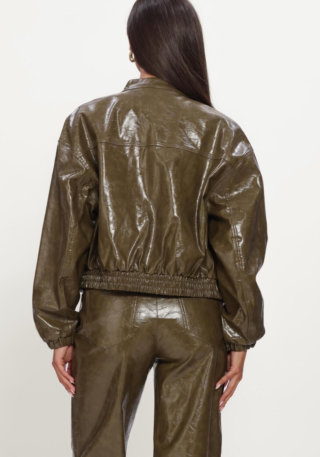 Groene CO'COUTURE Jack RICHACC BOMBER - large