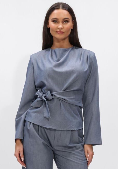 Blauwe CO'COUTURE  TENGA PLEAT BLOUSE - large