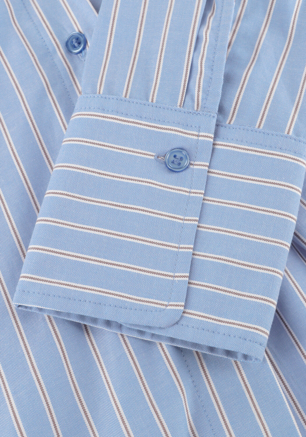 WITHBLACK WBLMESA STRIPED LS MIDI DRESS Robes en bleu - large