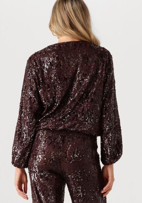CO'COUTURE Jack SOPHIECC SEQUIN BALLOON JACKET en marron - large