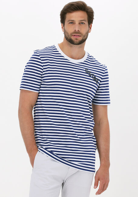 G-STAR RAW T-shirt STRIPE SLIM R T en bleu - large