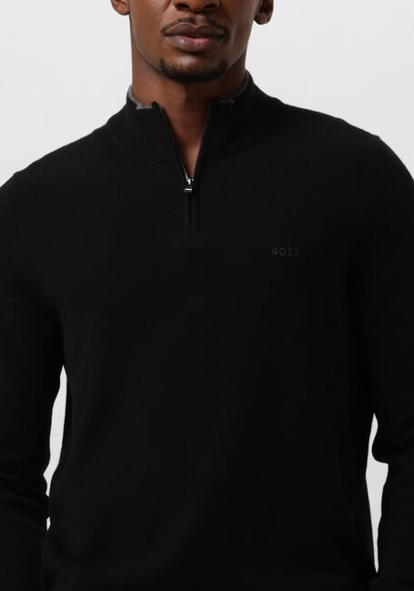 BOSS BLACK Pull MARLO en noir - large