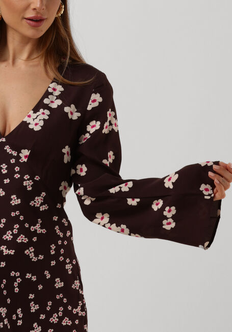 Paarse CATWALK JUNKIE Maxi jurk DR YOU ARE BLOOMING - large