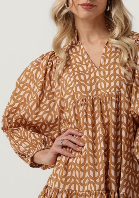 Camel NOTRE-V Mini jurk NV-DANIC SHORT DRESS - large