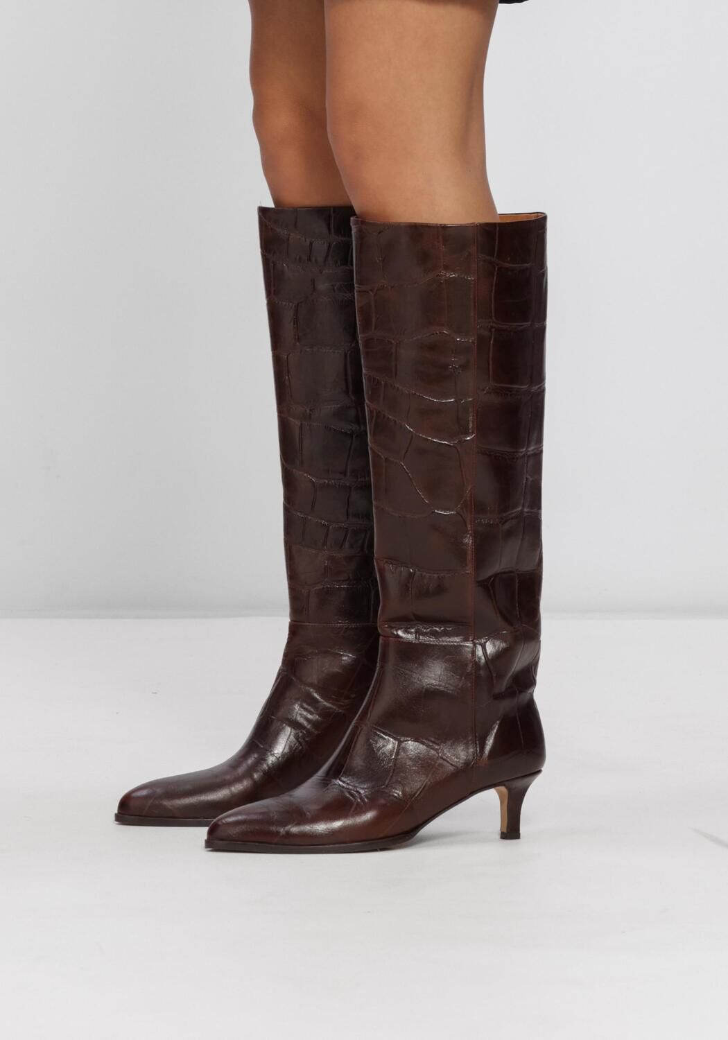 TORAL Bottes hautes SIMONE en marron - large