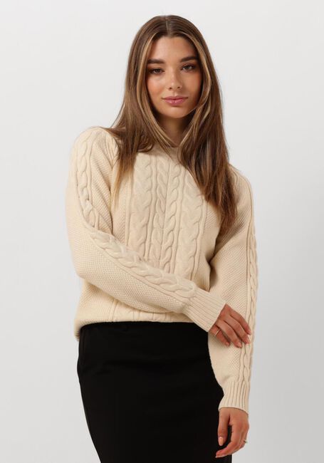 OBJECT Pull OBJDORIS RE LS KNIT PULLOVER en blanc - large