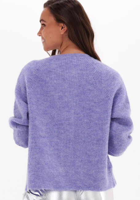 SELECTED WOMEN Gilet SLFLULU LS KNIT SHORT CARDIGAN en violet - large