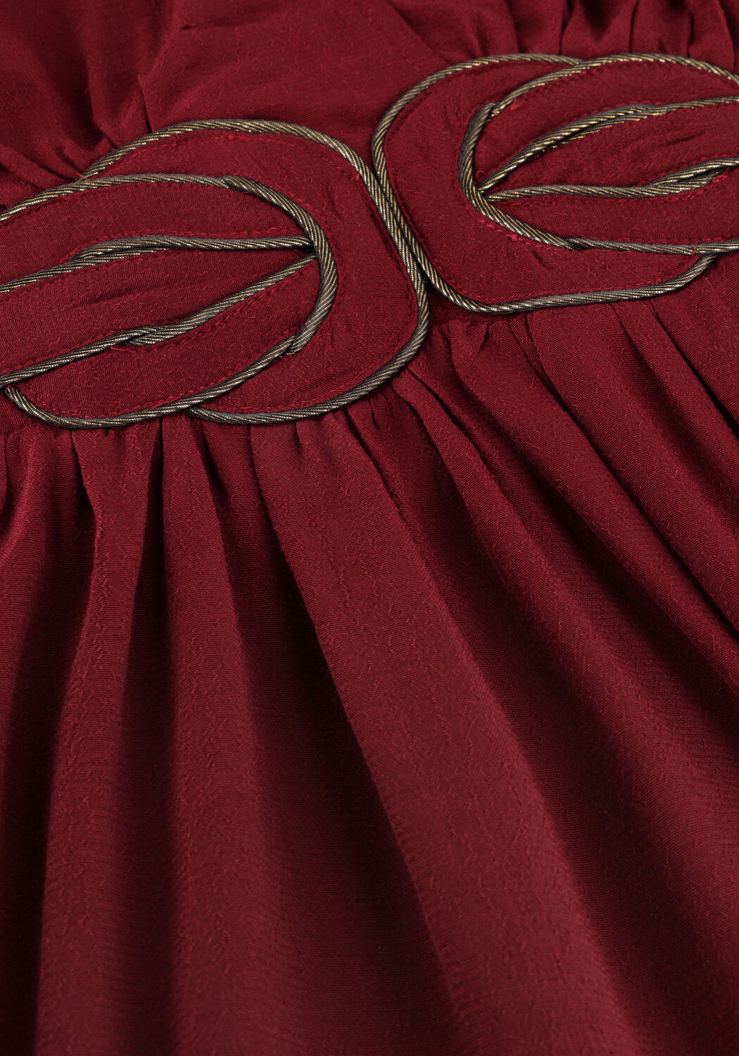 LOUIZON Mini robe FILANTE Bordeaux - large