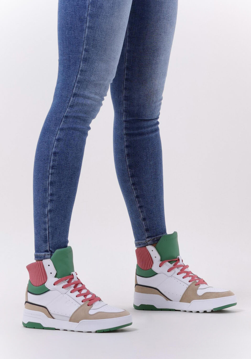 Roze TOMMY HILFIGER Lage sneakers HIGH CUT SEASONAL | Omoda