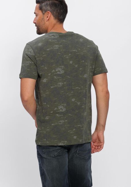 PME LEGEND T-shirt AOP COTTON SLUB en vert - large
