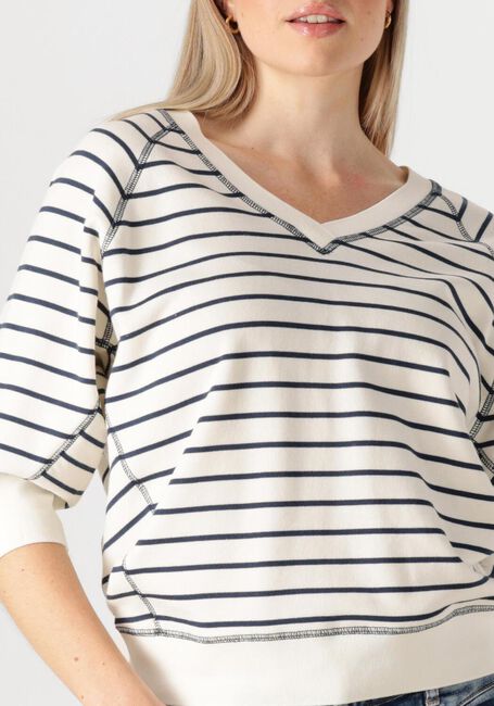 MOS MOSH Pull MMMAGGIE STRIPE SWEATSHIRT en bleu - large