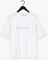 ROUGH STUDIOS T-shirt BRIXTON TEE en blanc