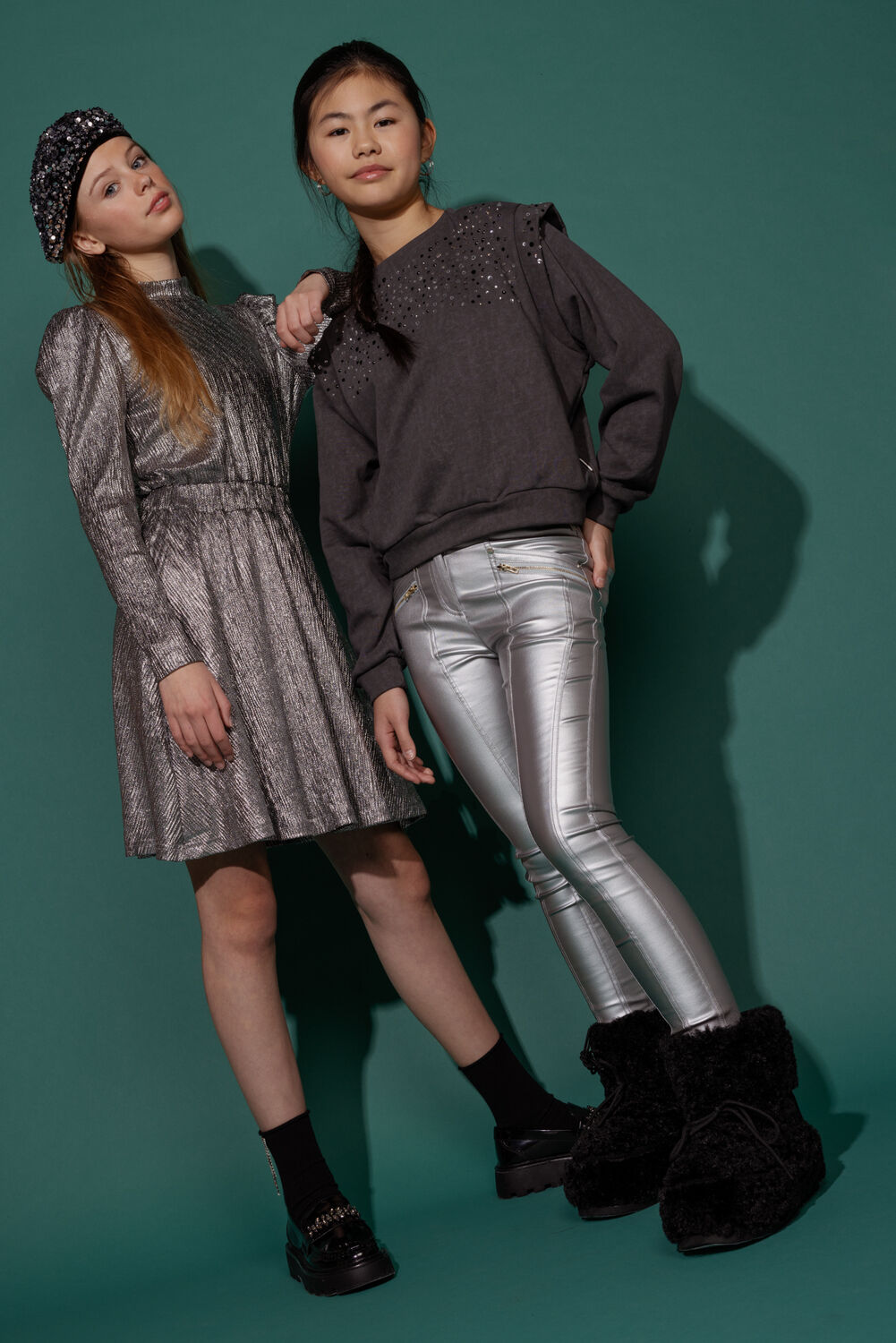 AI&KO Chandail CAROLLA STRASS CO 337 G en gris - large