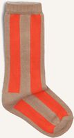 Bruine Sproet & Sprout Beenmode SOCKS STRIPE TOMATO Bruine Sproet & Sprout Beenmode SOCKS STRIPE TOMATO - medium