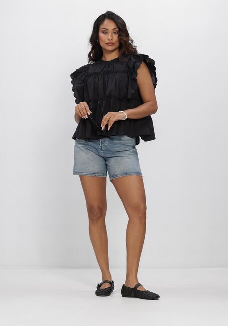 Blauwe G-STAR RAW Jeans JETT HIGH SHORT CLEAN EDGE WMN - large