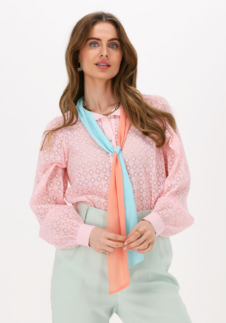 HUNKON STELLA SHIRT Blouses en rose - large