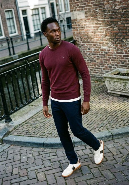 SCOTCH & SODA Chandail ESSENTIAL VISCOSE SWEATER en rouge - large