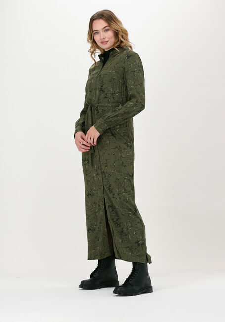 ANOTHER LABEL Robe maxi CHANIWA DRESS L/S en vert - large