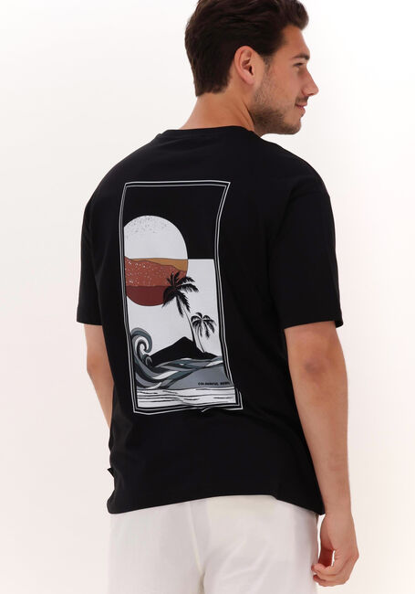 COLOURFUL REBEL T-shirt SUNSET BACK PRINT BASIC TEE en noir - large