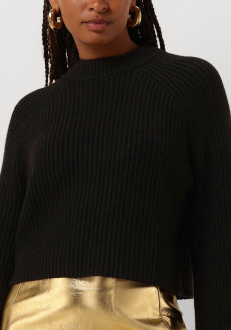 EDITED GRS BRITTANY JUMPER Hauts & T-shirts en noir - large