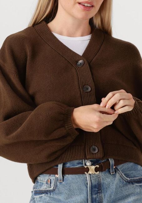 MSCH COPENHAGEN Gilet MSCHZAFINA CARDIGAN en marron - large