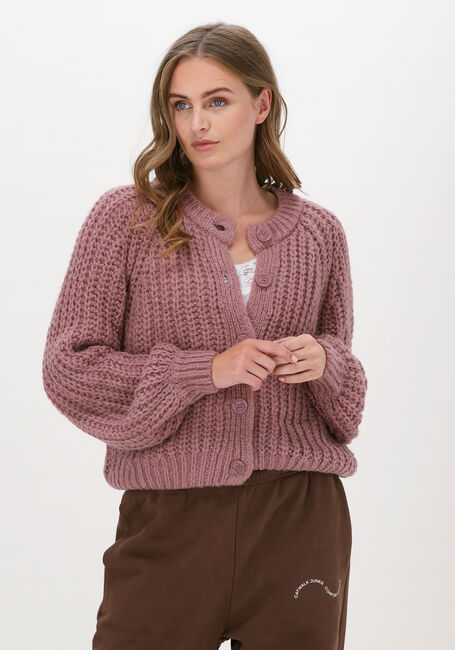 MSCH COPENHAGEN Gilet JILETTA HEIDI CARDIGAN en rose - large