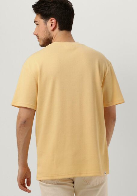 Gele ANERKJENDT T-shirt AKKIKKI S/S WAFFLE TEE - large