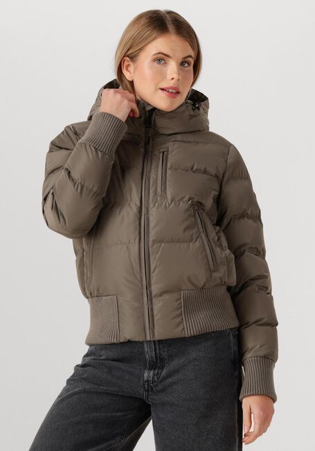 AIRFORCE Veste matelass&eacute; TATE BOMBER en taupe - large