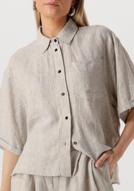 WITHBLACK WBLWILLOW SS SHIRT Blouses en gris - large