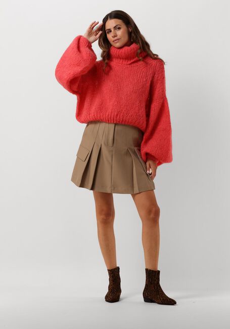 AMERICAN DREAMS Col roulé PEPPER ROLL NECK CROPPED en rouge - large