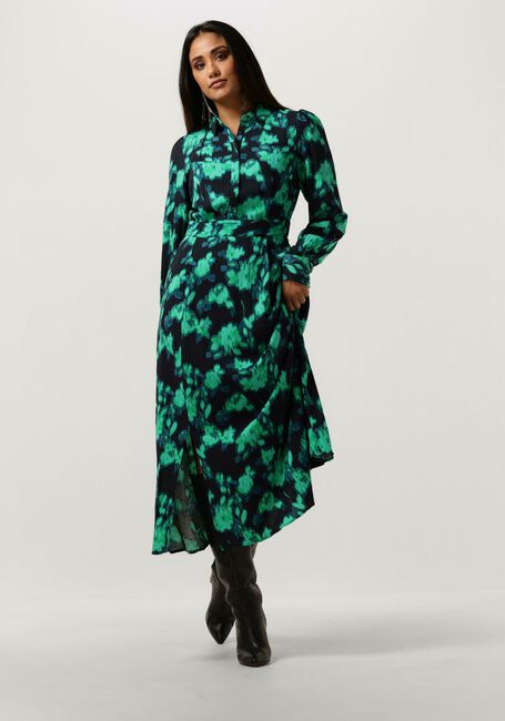 Y.A.S. Robe midi YASFLAIR LS LONG SHIRT DRESS S. en noir - large