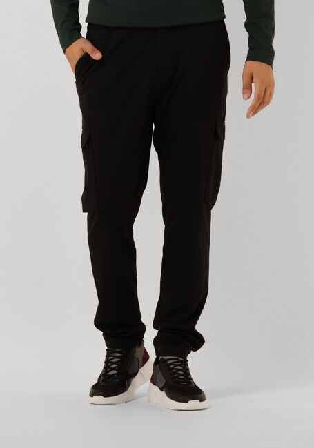 GENTI Pantalon cargo P8068-1967 en noir - large