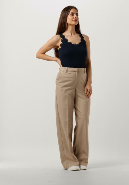 ROSEMUNDE Haut SILK TOP W/ LACE Bleu foncé - large