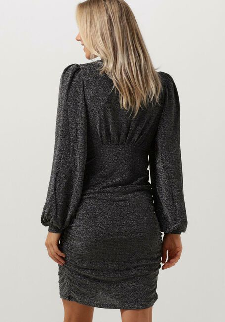 Zwarte Y.A.S. Mini jurk YASTIKKA LS GLITTER DRESS - large