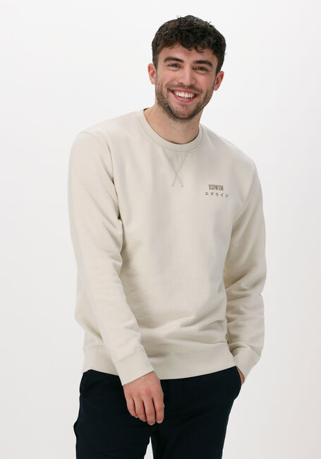 Groene EDWIN Sweater BASE CREW SWEAT - large