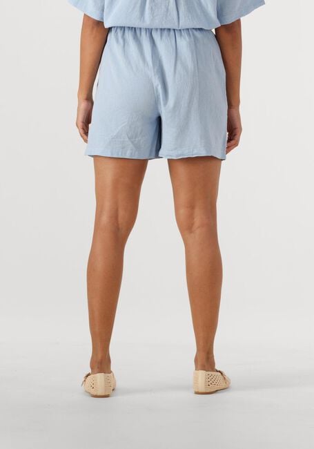 Lichtblauwe SELECTED FEMME Korte broek SLFLUISA MW STRING SHORTS B - large
