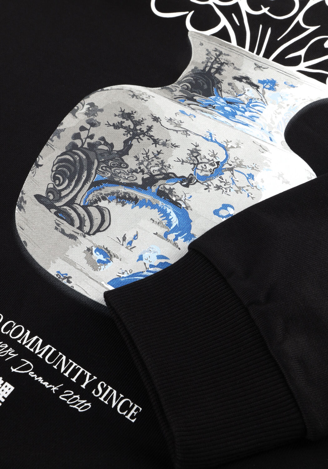 Zwarte WOODBIRD Sweater WBCAINE MIN CREW - large