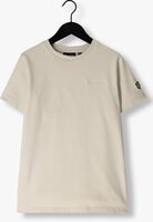 LYLE & SCOTT T-shirt SCRIPT EMBROIDERED T-SHRIT en beige - medium