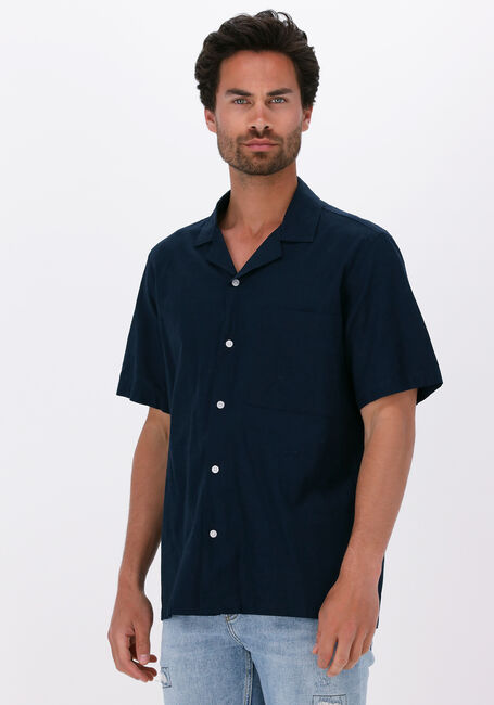 Blauwe MINIMUM Casual overhemd NANTES - large