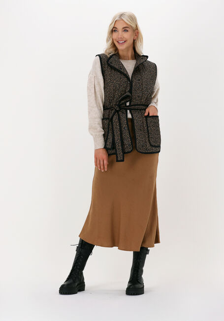 SECOND FEMALE Veste sans manches ARLINDA QUILT WAISTCOAT en noir - large