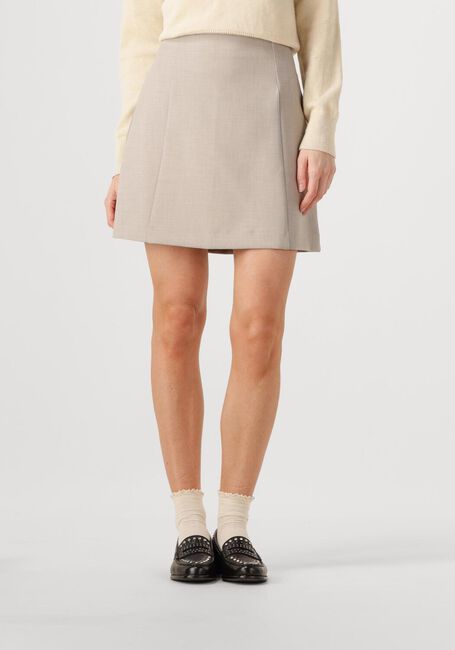 SELECTED FEMME Mini-jupe SLFRITA MW SHORT SKIRT MEL en beige - large